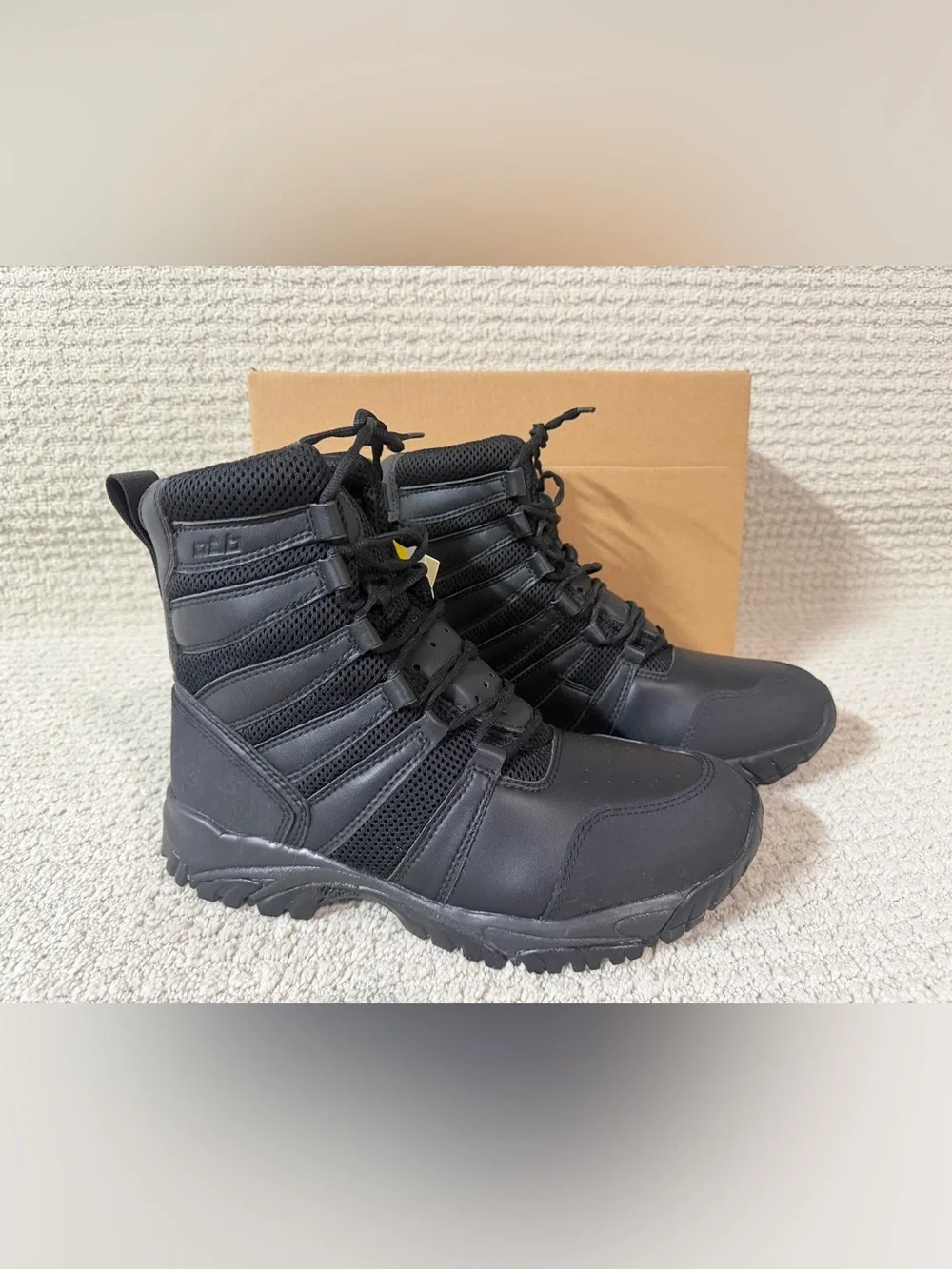 ОТВ - BUSHMASTER 8 Men's Black Tactical Boots with Supportive Cushioning